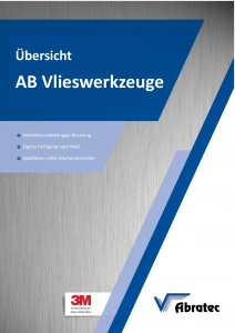 Übersicht AB Vlieswerkzeuge